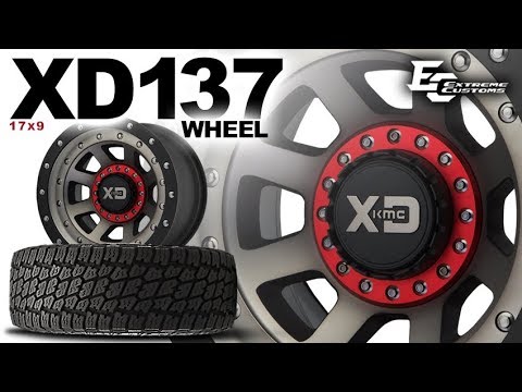 KMC XD137 Wheel (17x9) - 35x12.5R17 Nitto Terra Grappler G2 Tire