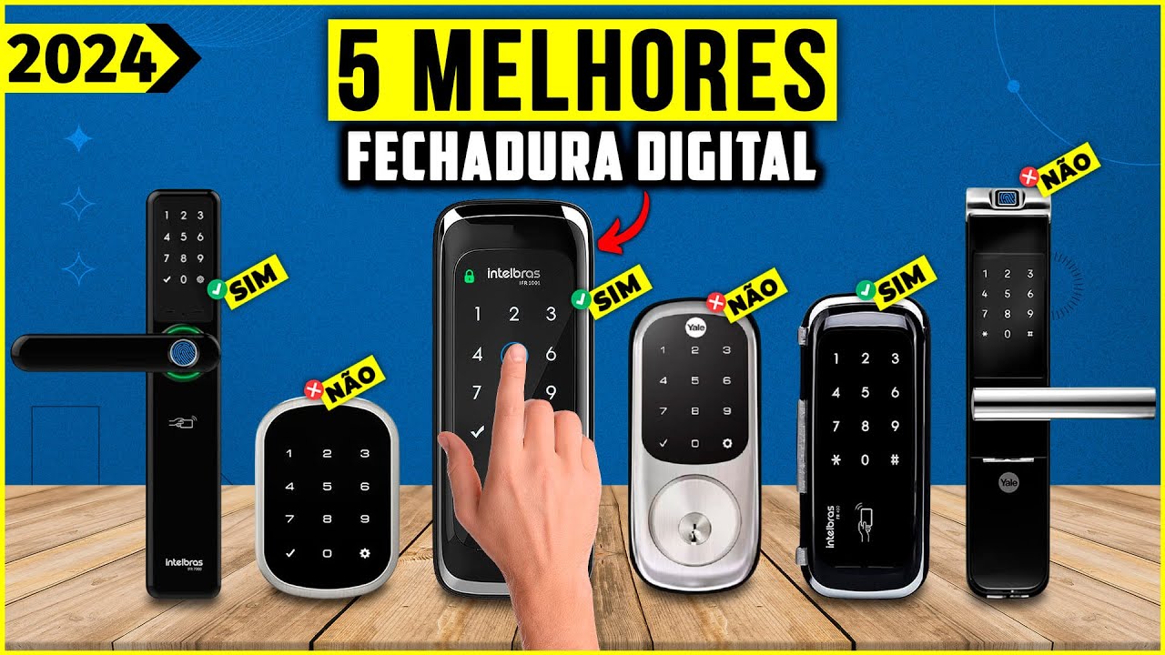 As 5 Melhores Fechadura Digital/ Fechadura Eletronica De 2024!