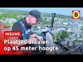Dj geeft corona-optreden in bakje van hoogwerker op 45 meter hoogte