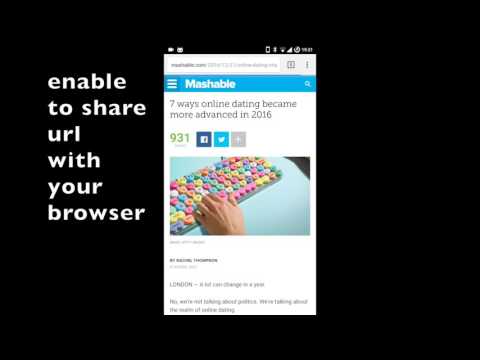 Send to/Open in browser