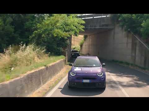 1000 Miglia 2025: La Fiat 600 del 1955 con le nuove Fiat 600 Hybrid e Abarth 600e - seconda tappa