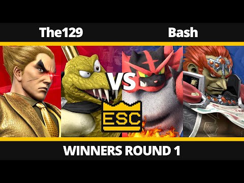 ESC 23 Winners Round 1 - The129 (King K. Rool, Kazuya) Vs. Bash (Ganondorf, Incineroar) - SSBU Local