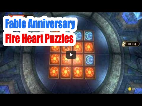 Fable Anniversary Fire Heart Puzzles With Directions Walkthrough