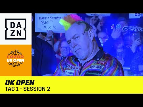 Auch für Price, MVG und Wright geht`s los: Tag 1 - Session 2 | UK Open | DAZN Highlights