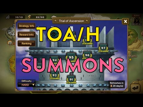 Summoners War TOA Summons