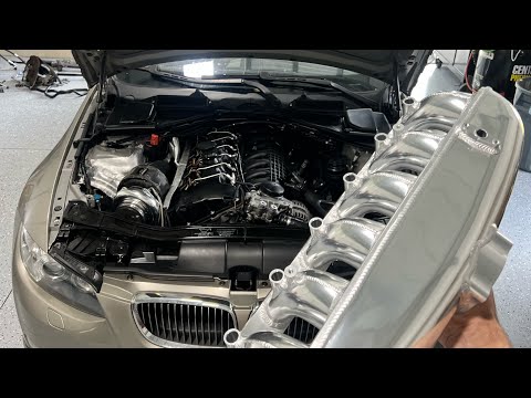 N54 ALUMINUM INTAKE MANIFOLD INSTALL | Jackspania racing