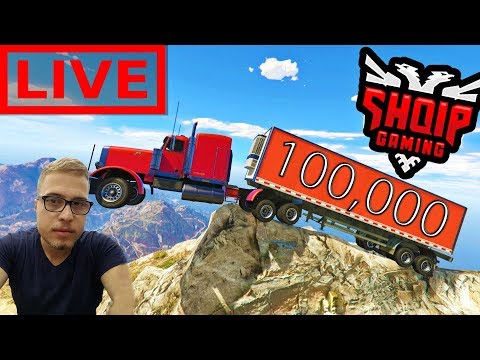 GTA SHQIP Live - Shkojm per 100,000 Subscribers (Faleminderit) !! - SHQIPGaming