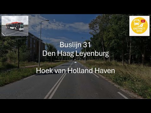Lijn 31 Den Haag Leyenburg - Hoek van Holland Haven | omleiding | 2025