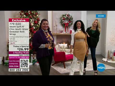 HSN | IMAN Global Chic Fashions 15th Anniversary 10.27.2022 - 05 AM