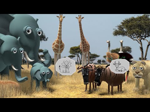 Savanna long version - Wildebeest from Birdbox Studio