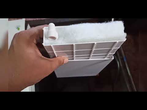 Jeneca GL-7 Hang on Aquarium filter unboxing and function.