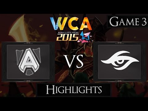 Dota 2 Alliance vs Team Secret | WCA 2015 Highlights