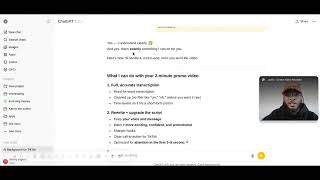 Turn Voice Notes Into a Perfect Script (ChatGPT Transcribe + Cleanup)