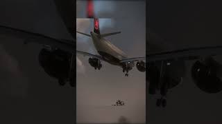 Headwind a330-900 Butter Landing at Montreal #shorts #flightsimulator  #aviation