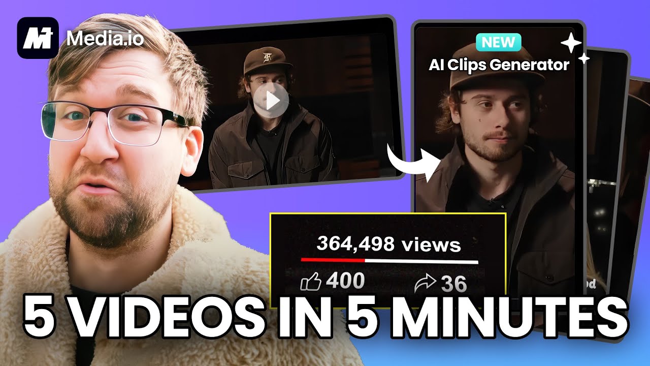 Make 5 Videos in 5 Minutes with Media.io (NO DOWNLOAD NEEDED)