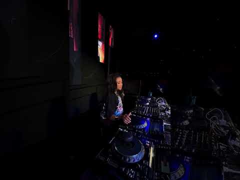 Dj Tshegu operates the decks at the Leemckrazy one man show