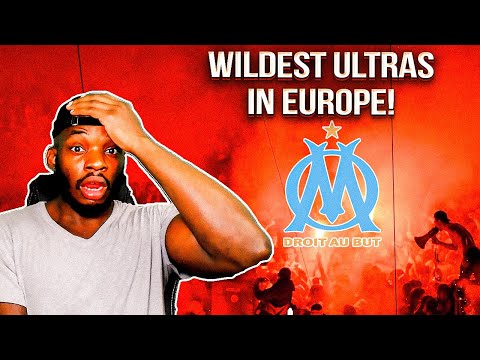 AMERICAN REACTS TO OLYMPIQUE DE MARSEILLE ULTRAS  -  BEST MOMENTS