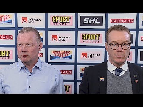 Presskonferens: Luleå Hockey - Örebro Hockey (4 april 2022) - Kvartsfinal #3