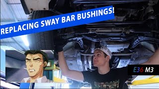 E36 Sway Bar Installation (SIMPLE!!!) // E36 M3