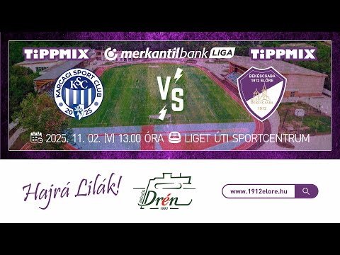 Élő közvetítés: Karcagi SC - Békéscsaba 1912 Előre