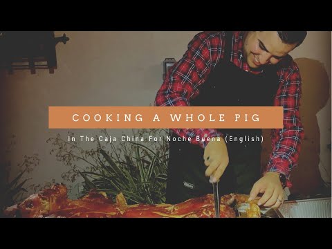 Simple Way To Cook Lechón in a Caja China.