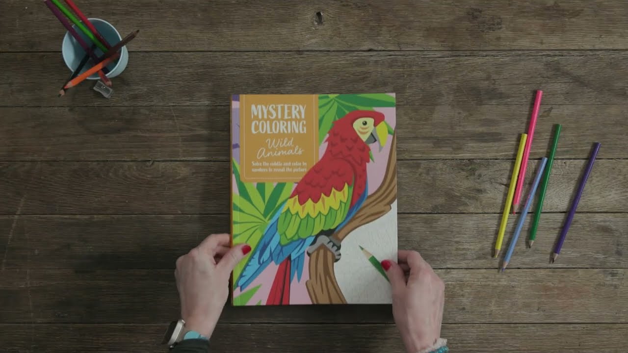 Mystery Coloring: Wild Animals