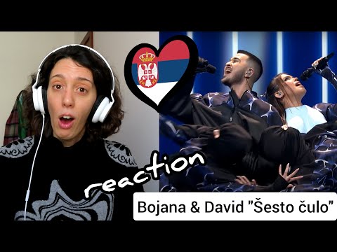 Bojana x David "Šesto čulo" live REACTION Pesma za Evroviziju 2025 semi final 1 / Eurovision Serbia