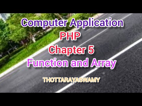 Ca Chapter 05 Php Function And Array