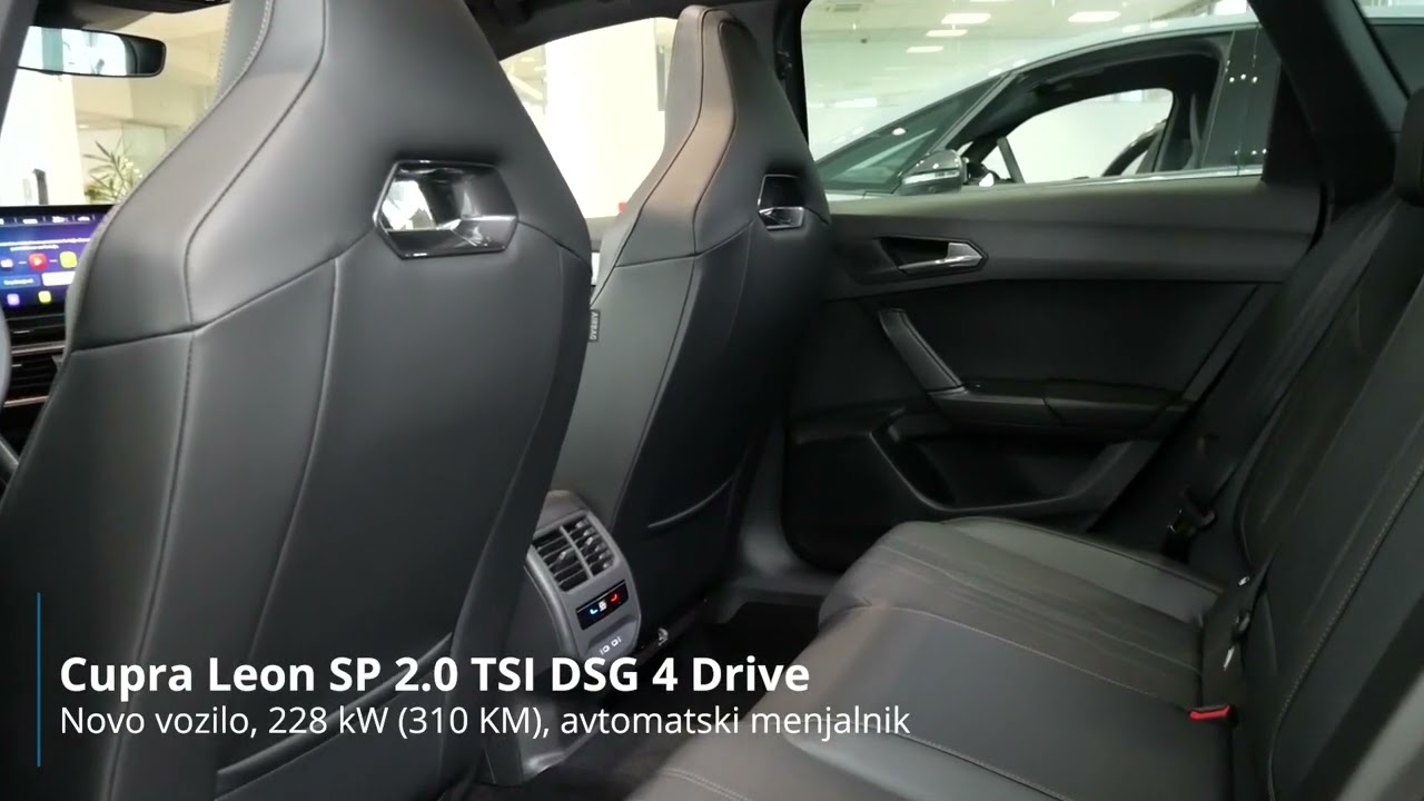 Cupra Leon SP 2.0 TSI DSG 4Drive - MOŽNOST NAROČILA