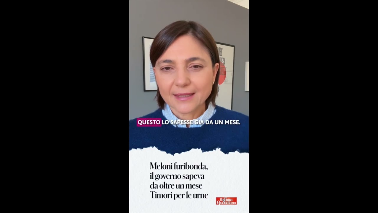 SERRACCHIANI: "CASO DELMASTRO, MELONI RISPONDA: IL SOTTOSEGRETARIO FACCIA UN PASSO INDIETRO"