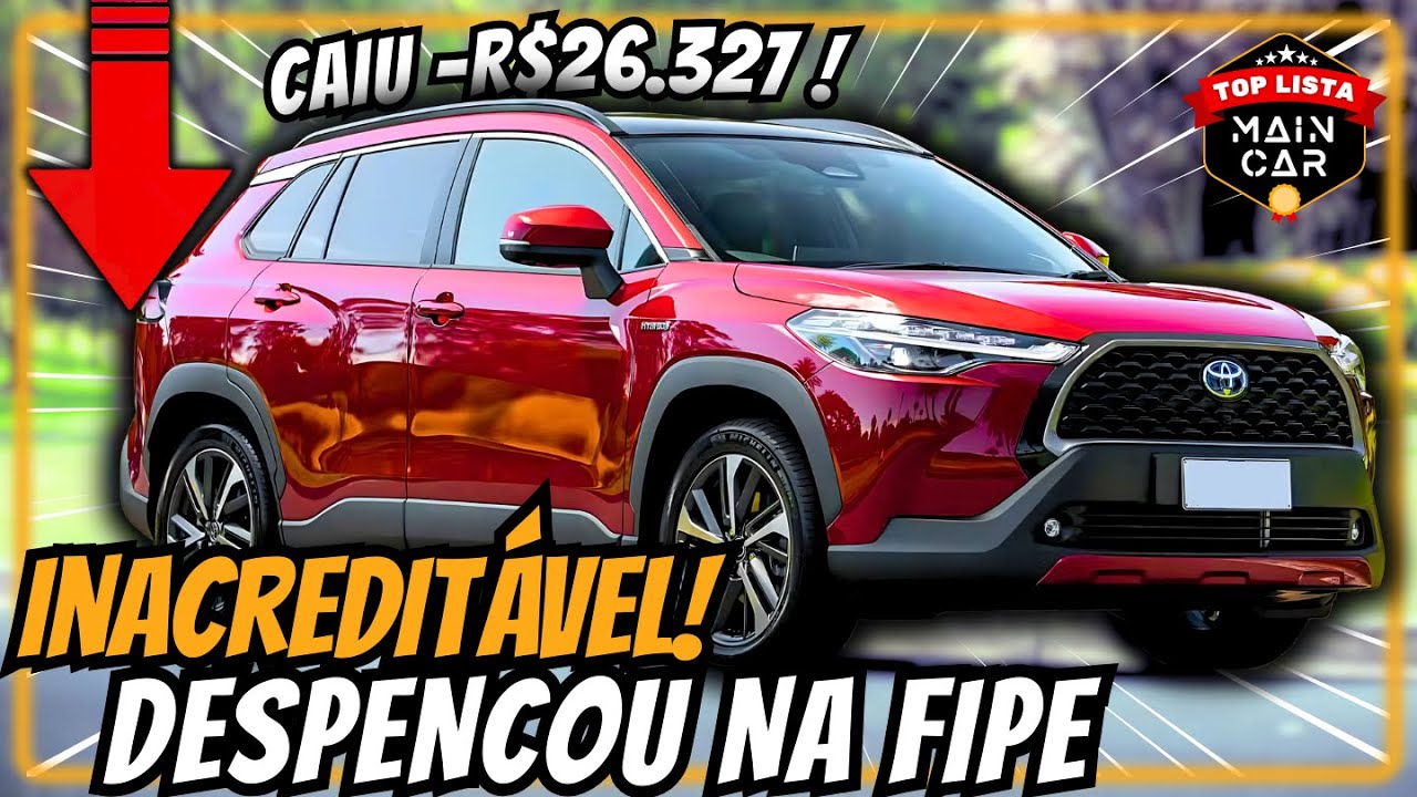 5 SUVs que DESPENCARAM na FIPE e VÃO CAIR MAIS AINDA | Deu a louca na Fipe! QUEM TEM se FUFU?🔥