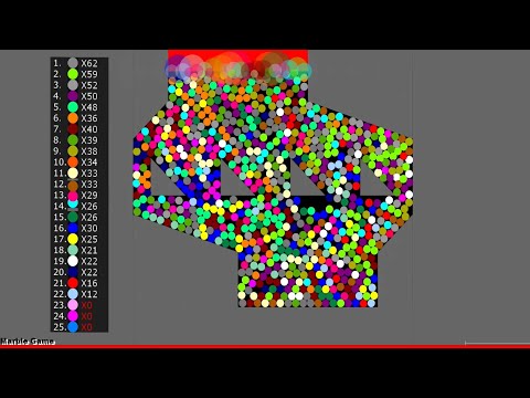 Survival Proliferation 90 - Marble Race in Algodoo