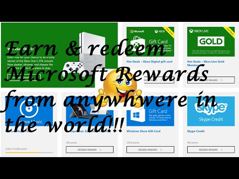 How to access Microsoft Rewards in the Caribbean/ anywhere in the world