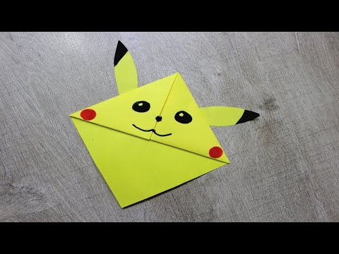 Marque-Page Origami PIKACHU !