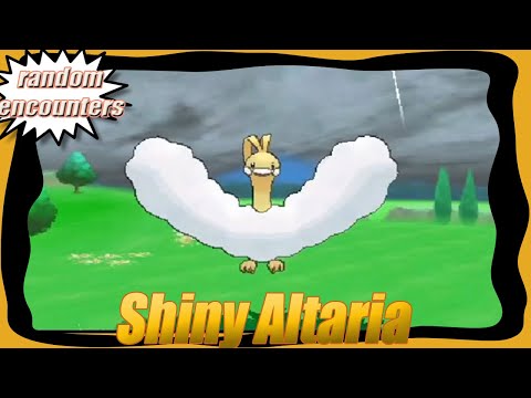 Live Shiny Altaria - 1848 random encounters - Pokemon Omega Ruby