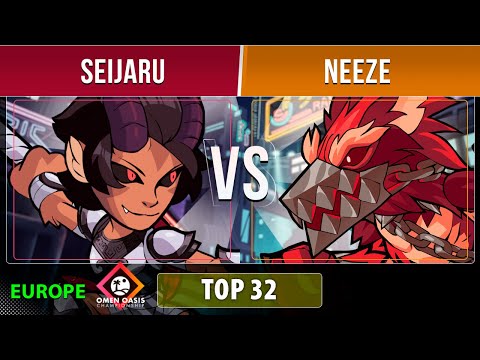 Seijaru VS Neeze - Top 32 - EU - Brawlhalla Omen Oasis Championship 2022