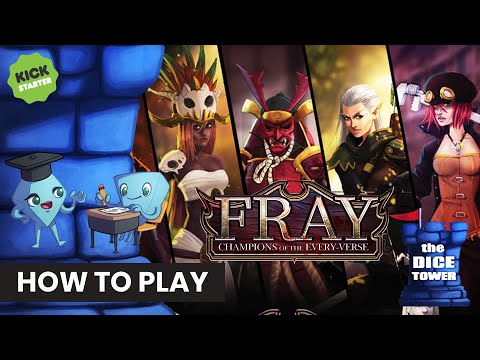 Fray: Champions of the Every-Verse Board Game - A Kickstarter How to Play with Stella & Tarrant.