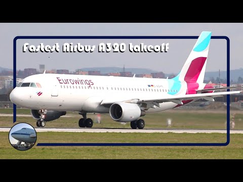 The fastest Airbus A320 takeoff I've ever seen | STR.spotting