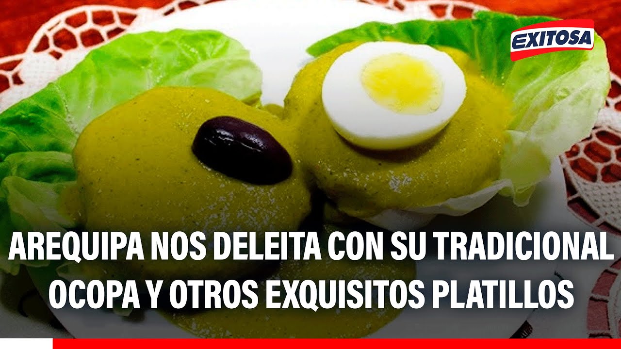 🔴🔵 Arequipa nos deleita con su tradicional Ocopa y otros exquisitos platillos