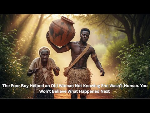 The Poor Boy Helped an Old Woman Not Knowing She Wasn’t Human | An African Story