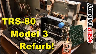 TRS-80 Model 3: Refurbishing the Power Supply and Floppy Drives - #SepTandy