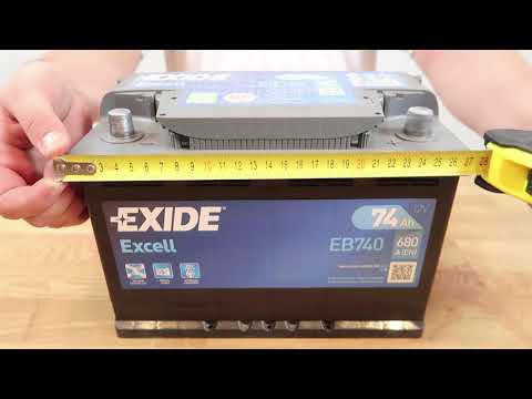 Exide Akumuliatorius 74 Ah 680 A EN 12V video