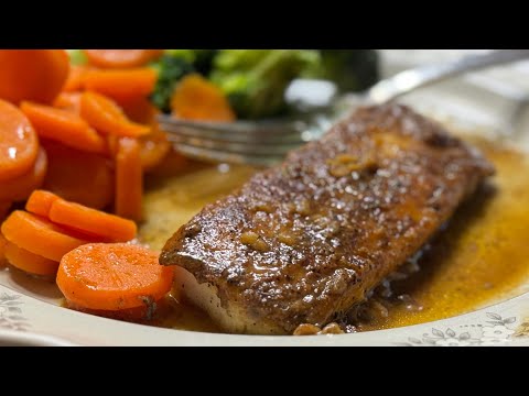 Garlic butter, mahi-mahi