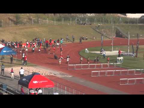 U15 Girls 90m Hurdles Final, Northern Zone 1 March 2014
