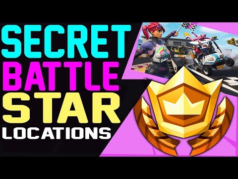 Fortnite SECRET HIDDEN BATTLE STAR LOCATION WEEK 3 SEASON 5 - Road Trip Challenges