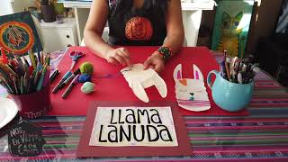En Reciclarte II como hacer una "Llama lanuda"