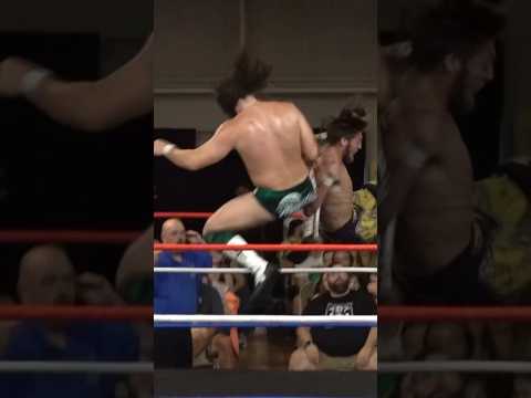 🤯 Flying Knee Piledriver Combo from Channing Thomas! #Shorts