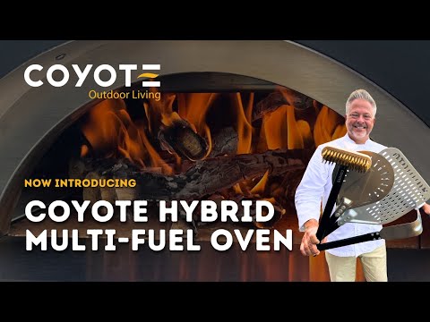 Fire up the Coyote Hybrid Multi-Fuel Pizza Oven