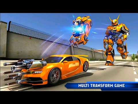 Bull Robot Car Transformer Shooting Games #3 - Android Gameplay