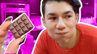 I MADE HIM EAT WORLD'S SPICIEST CHOCOLATE AND HE CRIED. Vlogmas Day 9